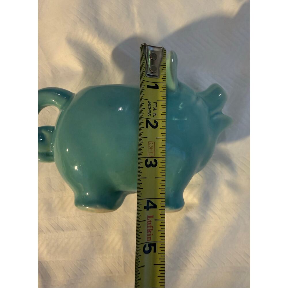 Vintage ceramic pig pitcher 1950s - Picture 12 of 14